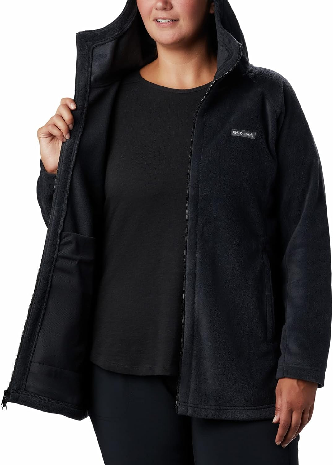 Columbia Women'S Plus-Size Benton Springs Ii plus Size Long Hoodie Sweater image number 3