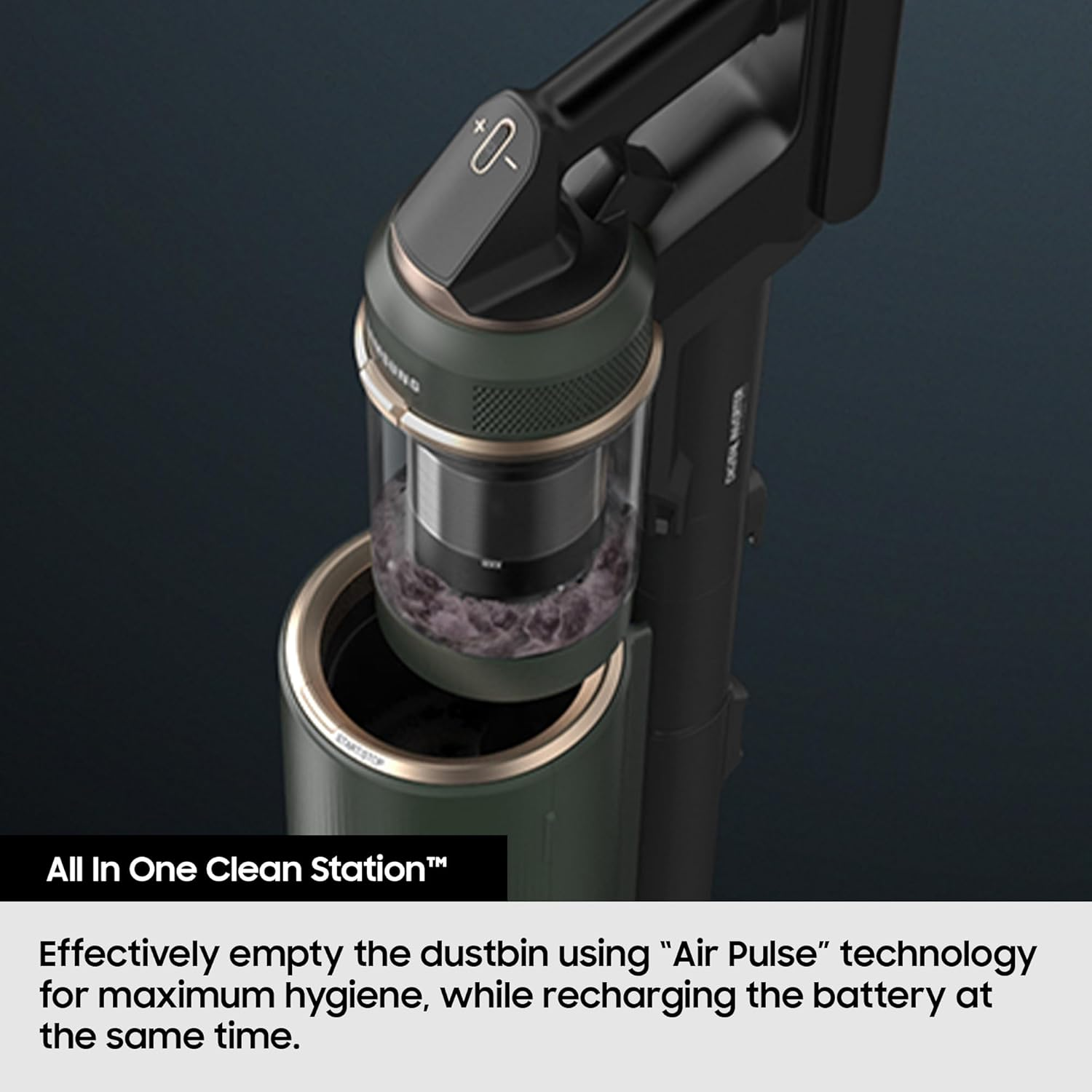 Samsung Bespoke AI Jet Lite Stick Vacuum, Santorini Beige, 280W Suction Power, Dual Brush+, HEPA Filtration (VS80F28DFS/SA) image number 5