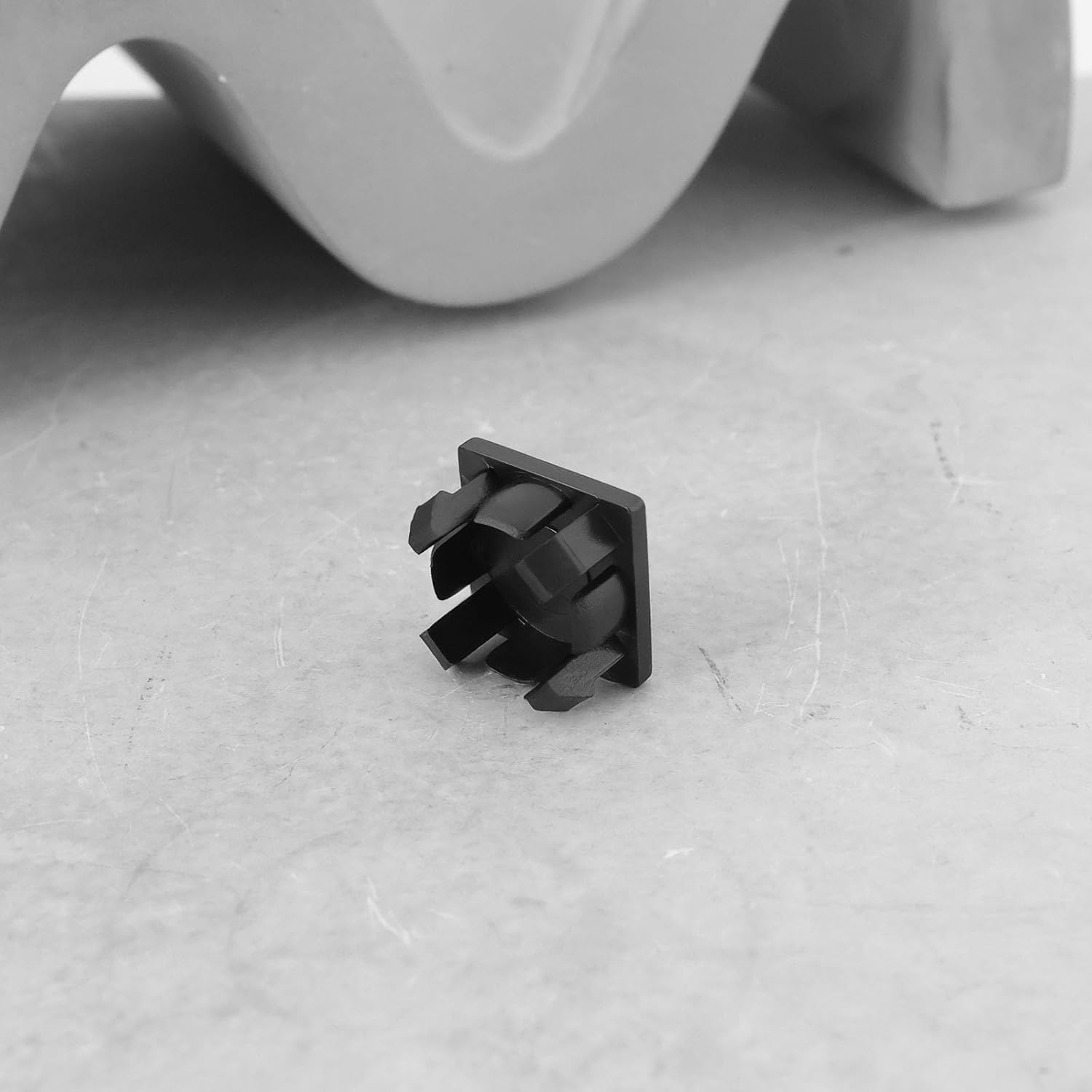 16Pcs Rubber Feet Screw Cover Console Accessories Compatible with Playstation 2 Fat Compatible with PS2 Fat Console System Black