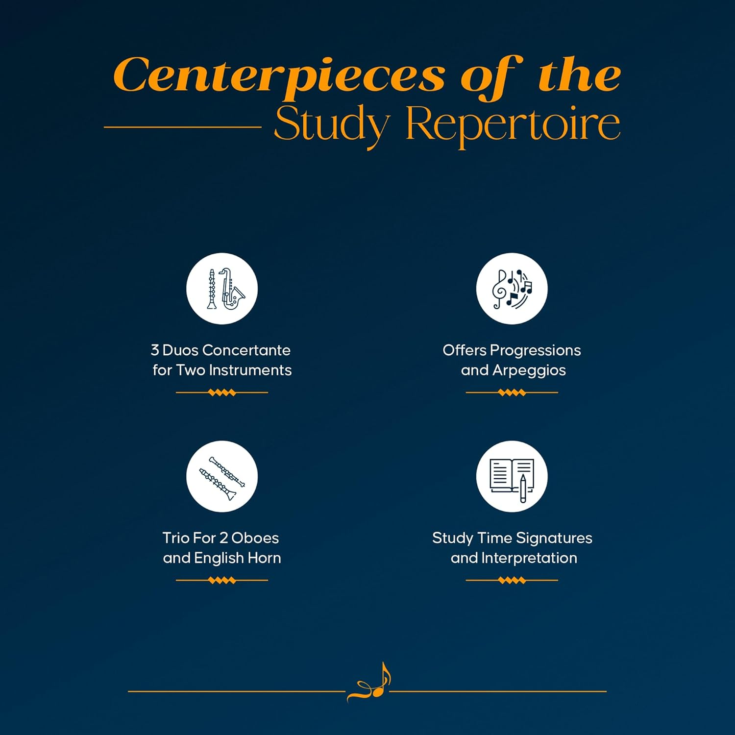 48 Famous Studies, (1St and 3Rd Part): Oboe - Melodious Etudes with Oboe and Saxophone Sheet Music - Oboe and Saxophone Duet Book with 3 Duos Concertants image number 4