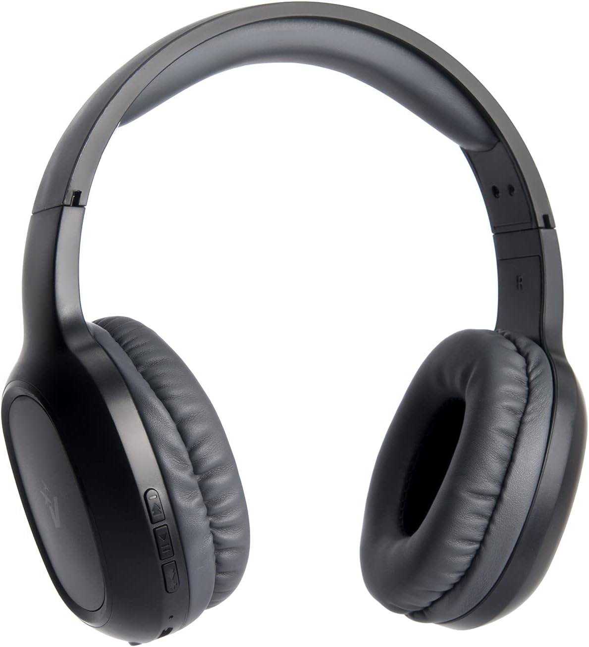 Vultech Crab2 HBT-11BK Rev. 2.1 over Ear Wireless Bluetooth 5.3 Aux Headphones with Microphone, Track Control, Call Management, Charging Type-C 12 Hours, Automatic Pairing Android/Ios image number 3