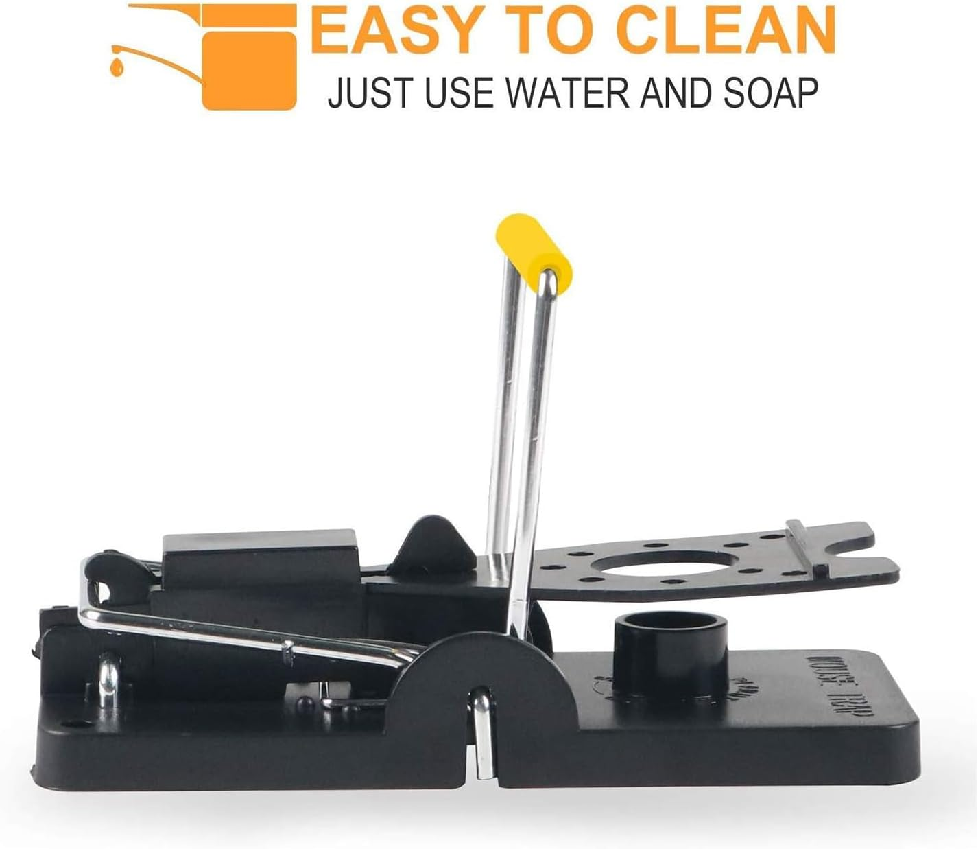 EOMECUIGAO Mouse Trap That Work Instantly Indoor Outdoor 8PCS Reusable Quick Kill Mice Trap Plastic Mouse Traps image number 3