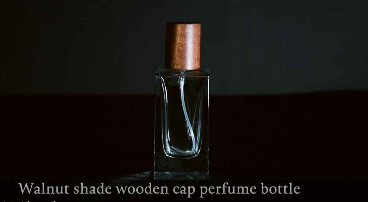 Empty Glass Perfume Spray Bottle Atomiser Wooden Cap (50Ml) image number 6
