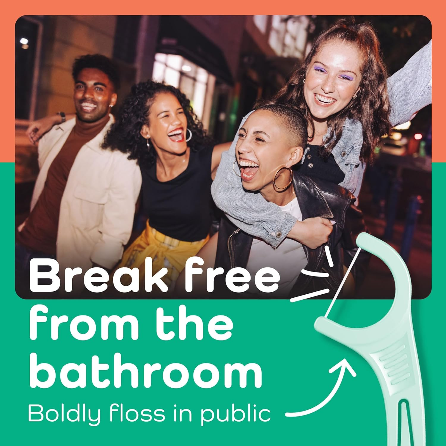 Plackers Micro Line Dental Floss Picks, Fold-Out Flippick, Tuffloss, Easy Storage with Sure-Zip Seal, Fresh Mint Flavor, 300 Count