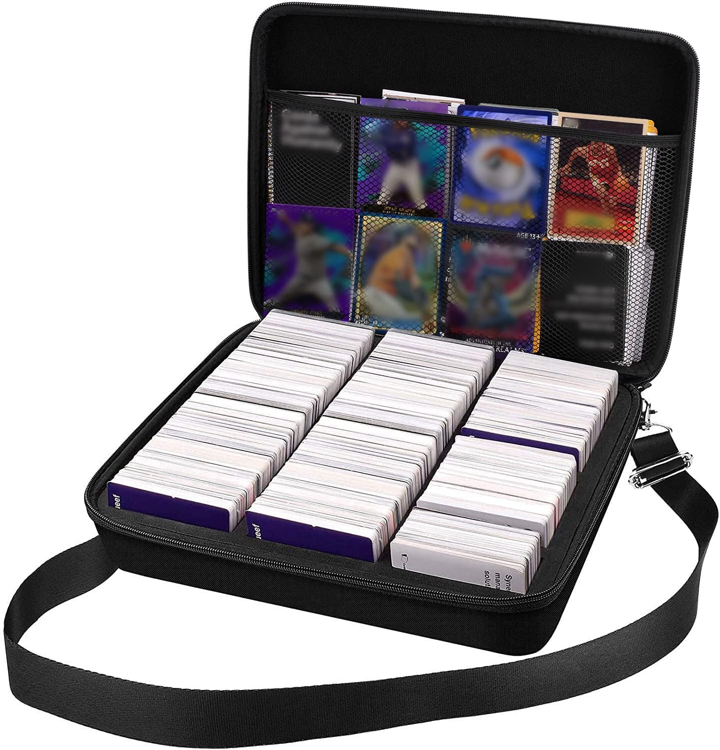 2000+ Card Game Case Holder Fits Main Game and All Expansions, C.A.H/Magic/Cards Deck Box Compatible with Cards against Humanity/Magic the Gathering Board Game Cards/Yugioh & More