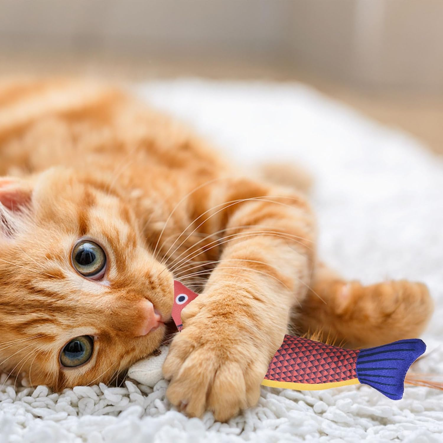 Cat Teething Toys - Soft Silicone Chew Toy, Health Aid for Kittens, Safe and Material, Lightweight and Durable, Helps Soothe Gums, Interactive Play