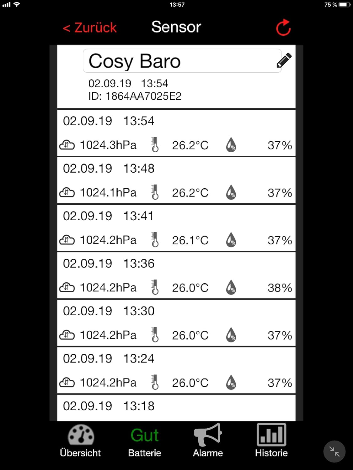 TFA Dostmann Weatherhub Cosy BARO Digital Barometer Thermometer Hygrometer Weather Station with Graphic Overview, Black, L120 X W55 X H150 Mm image number 5
