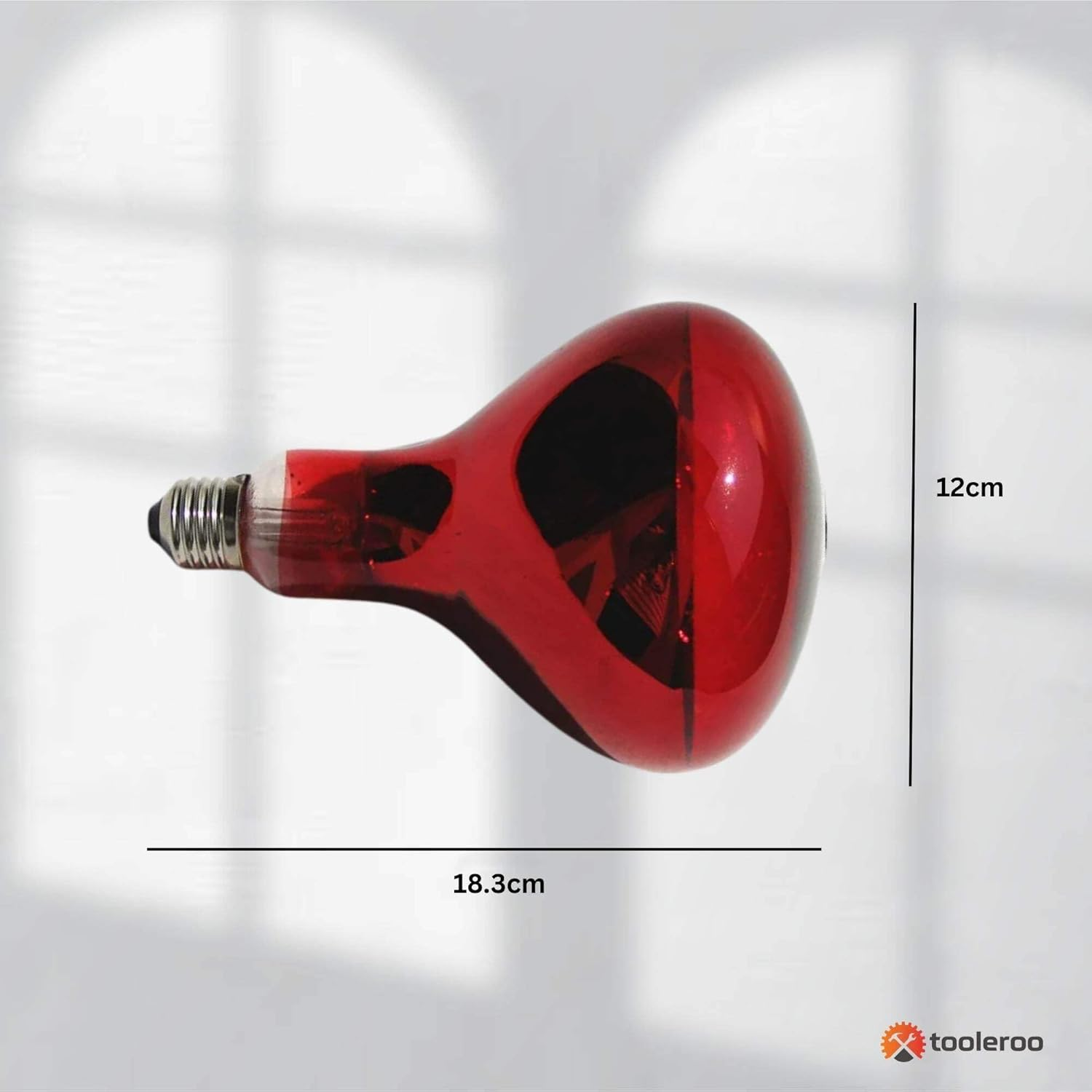 275W Infrared Heat Lamp Bulb - Red Edison Screw Therapy Light YC-868B