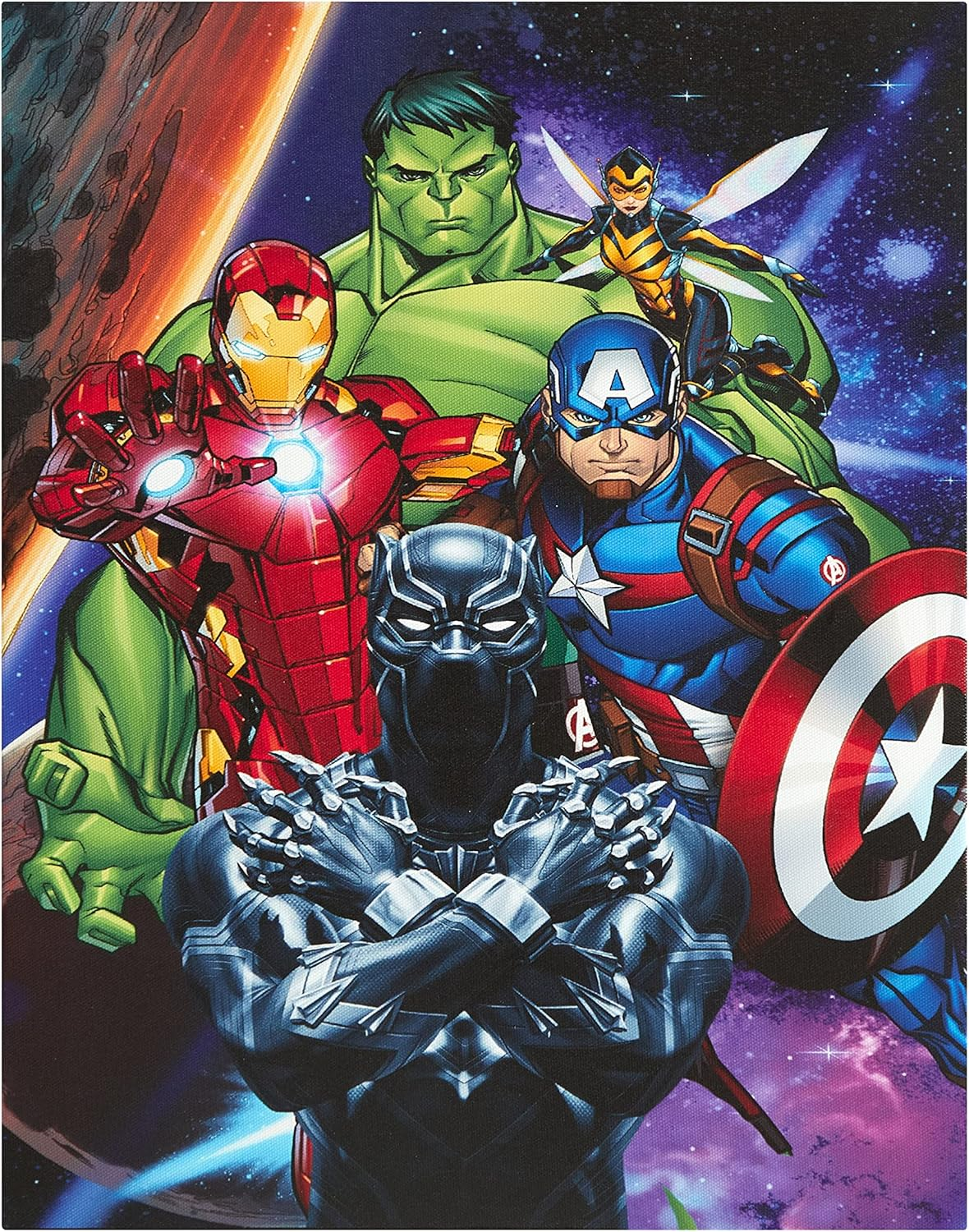 Idea Nuova Disney Minnie Mouse Canvas LED Wall Art,Childrens Wall Hanging D&eacute;cor,11.5"X15.75"