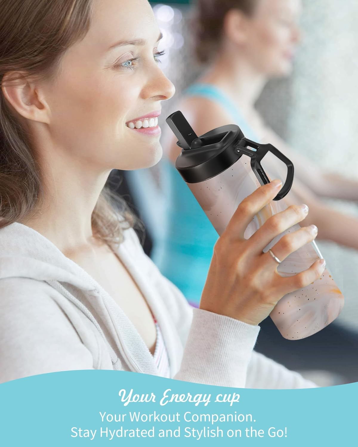 Cafultgo 4 Pack Sublimation Tumblers Blanks Cups Water Bottle 20 OZ White Straight Stainless Steel Tumbler with Metal Straw and Lid for Tumbler Heat Press Machine Sublimation Print - 4Pcs image number 2