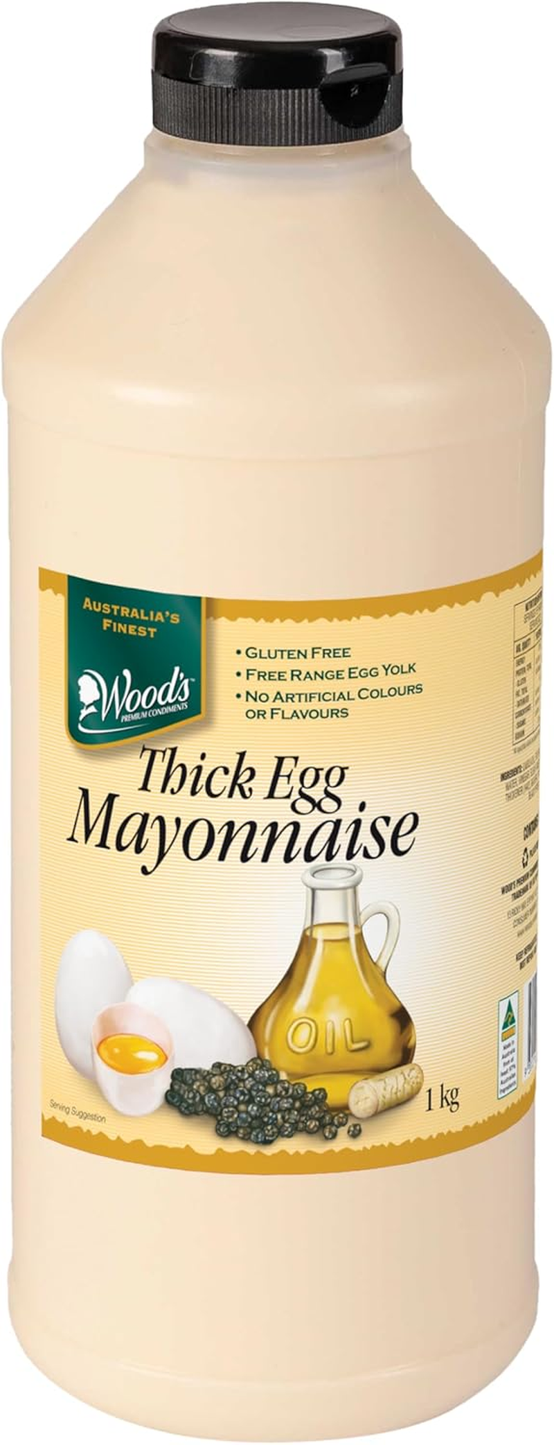 Wood'S Thick Egg Mayonnaise 1 Kg image number 2