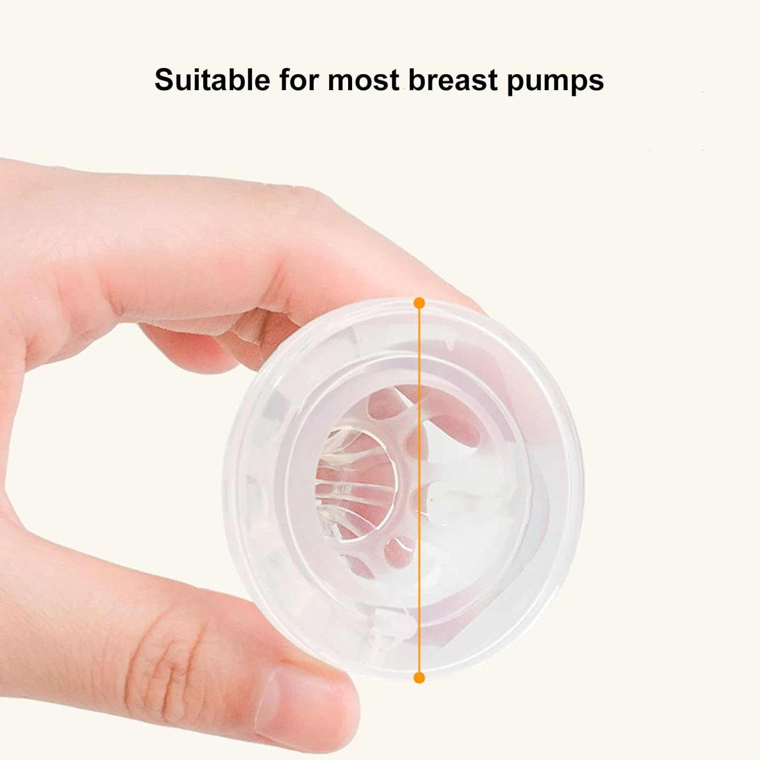 Wearable Breast Pump, 240Ml 4.7X4.6X3.1In Hands Free Discreet Breast Milk Collection Cup Set, Portable Electric Breast Pump Single Side Silicone Milk Collector Cup for Most Size image number 6