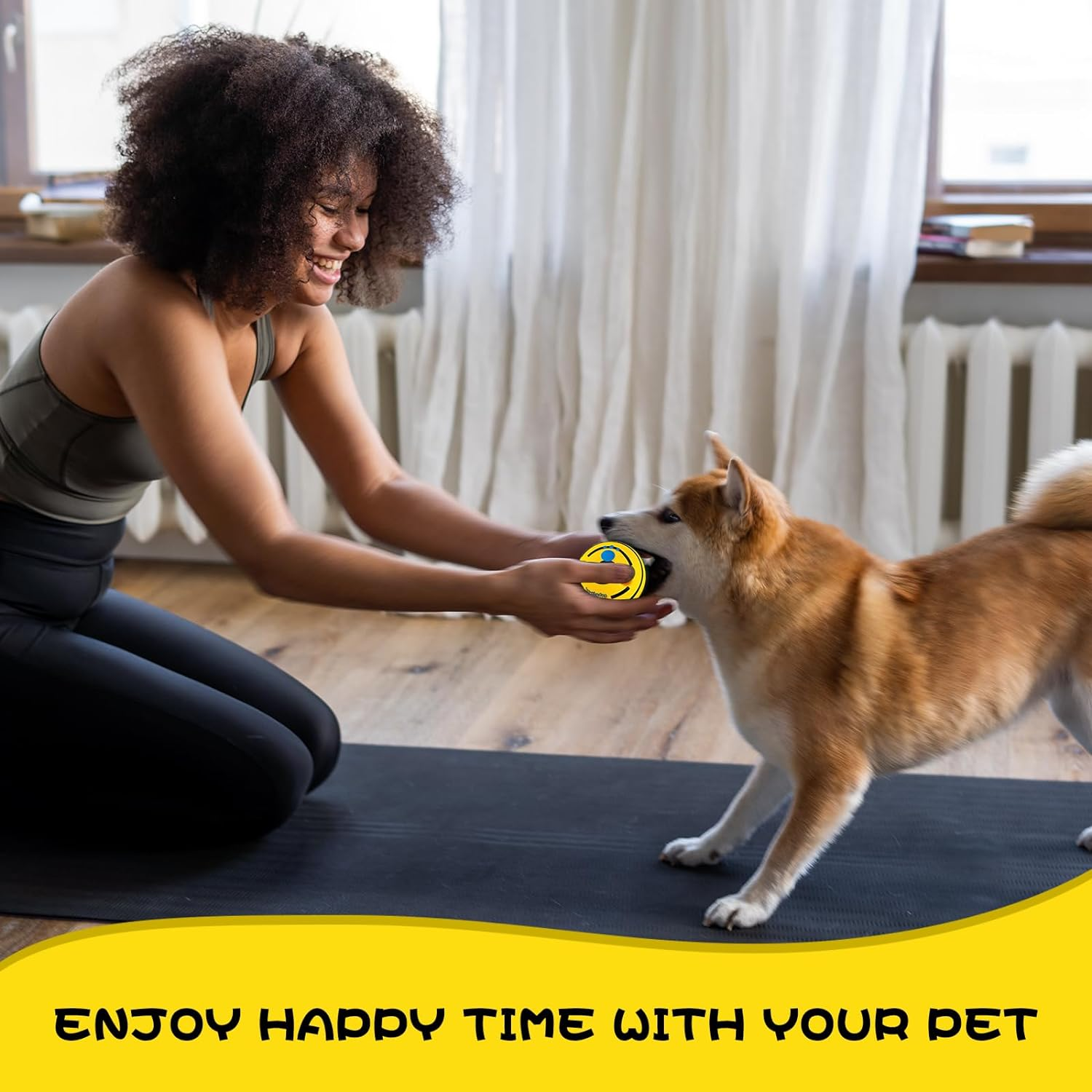 Dog Toy, Giggle Ball Dog Toy, Durable Wobble Wag Chewing Dog Balls, IQ Training Cleaning Teeth Indoor Outdoor for Medium Large Dogs, image number 5