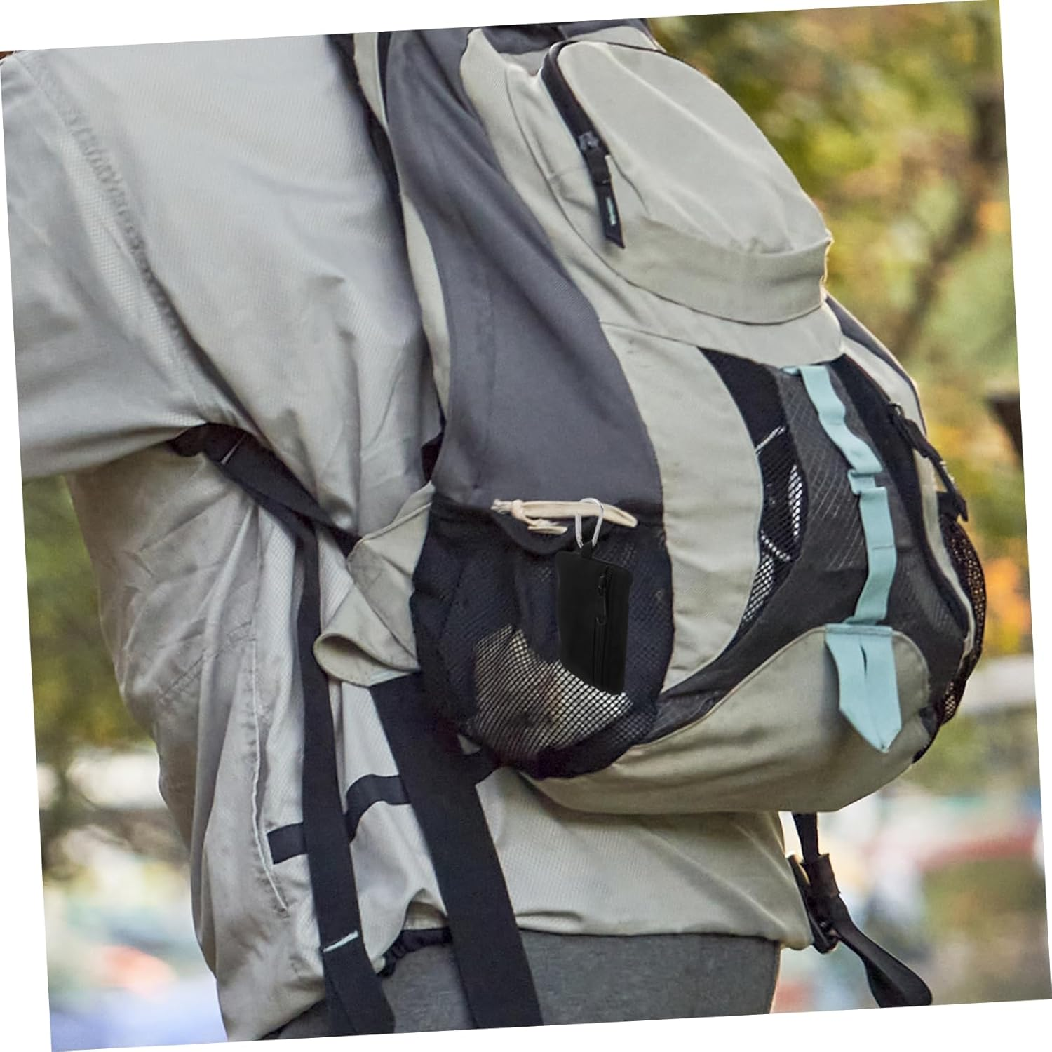 Mini Keychain Pouch Purse Keychain Small Pouch for Keys Coin Case Outdoor Accessory Hiking Travel Officer Bag