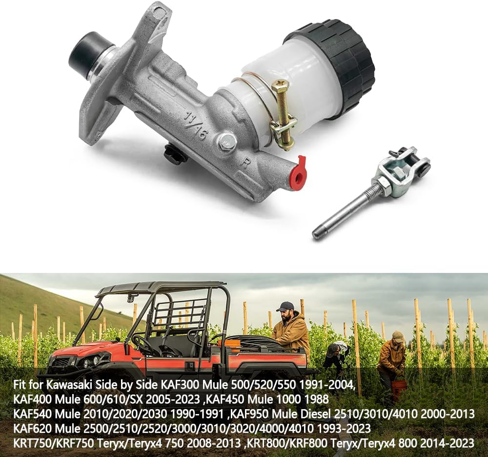 Brake Master Cylinder 43015-1683 Compatible with Kawasaki Mule 2500 2510 2520 3000 3010 4010 4000 500 520 550 600 610 1000 2010 2020 2030 Teryx Teryx4 Replace 43015-1682 43015-1551 image number 2