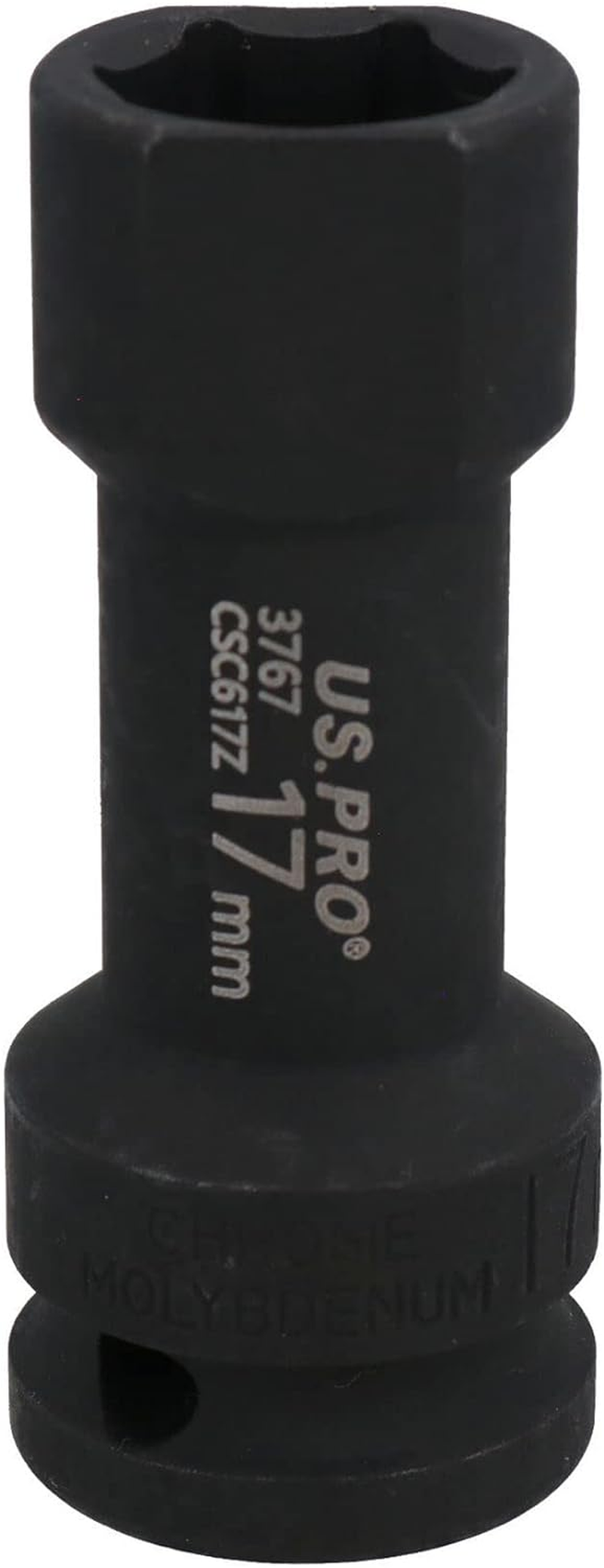 17Mm 1/2" Drive Deep Strut Channel Socket for Unistrut Type Channel 72Mm Long