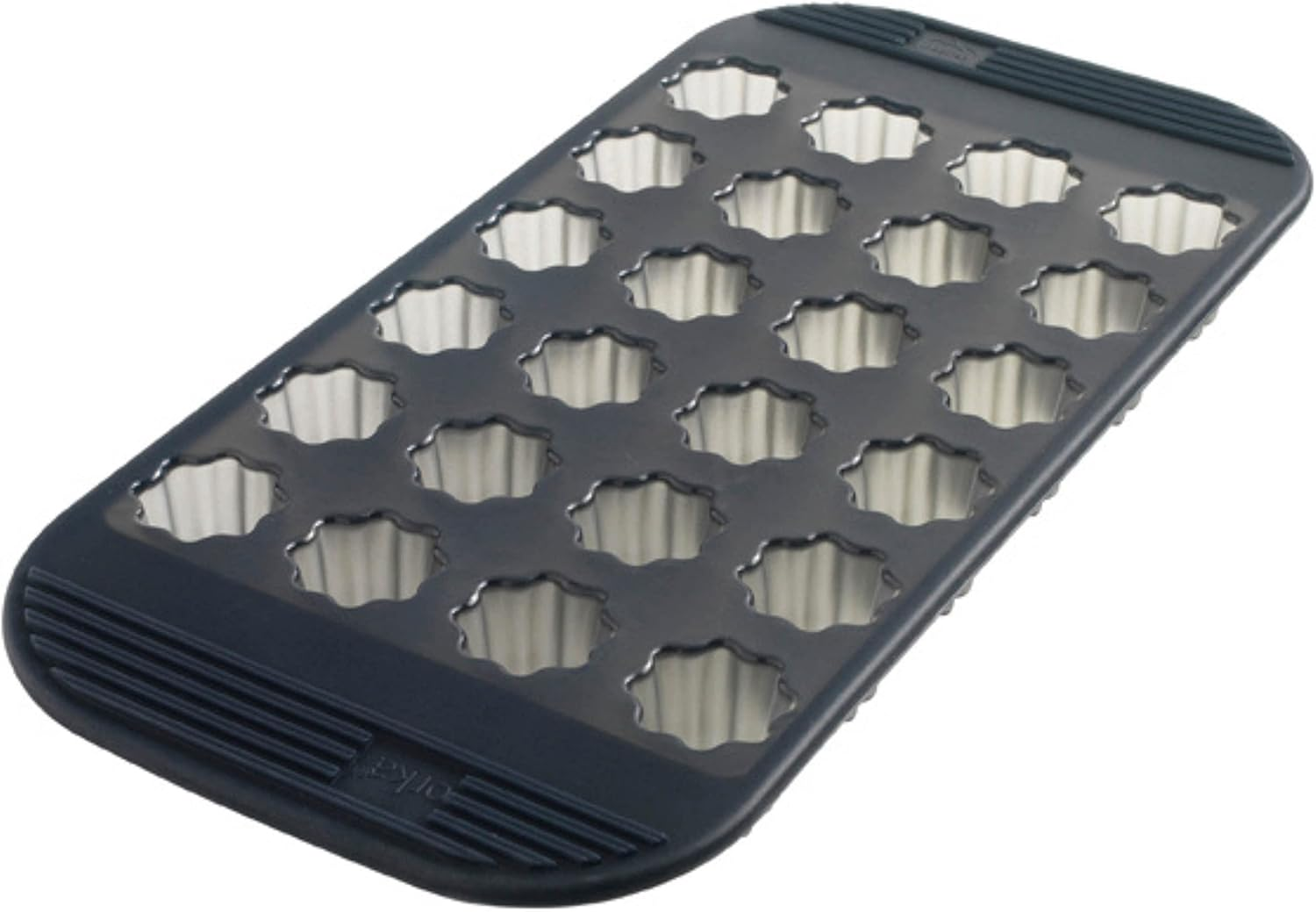 Mastrad &ndash; 28 Cavity Canele Mold/Pan, Silicone, Nonstick, Dishwasher Safe, Heat Resistant Cannele Mold, F43514