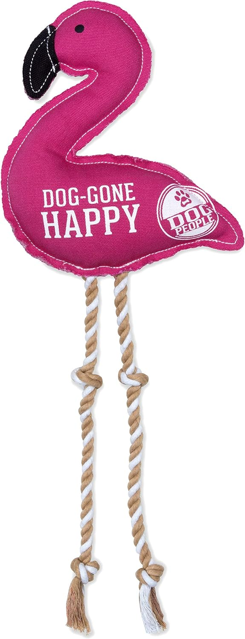 Pavilion Gift Company Dog-Gone Happy Dog Toy, 67644, Polyester, Pink, 15.5 Inch image number 5