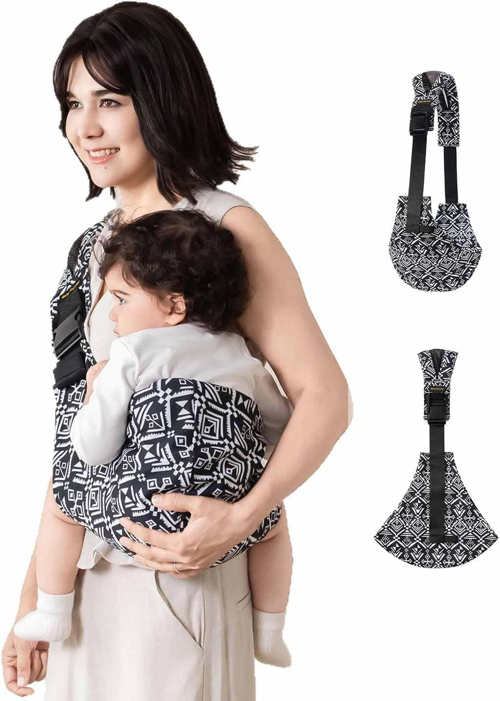 Baby Carrier Toddler Sling Ergonomic, Front Carry for Newborns & Older Babies 8-32 Lbs Infants Adjustable Size Breathable for Shopping & Travel Lightweight Portable