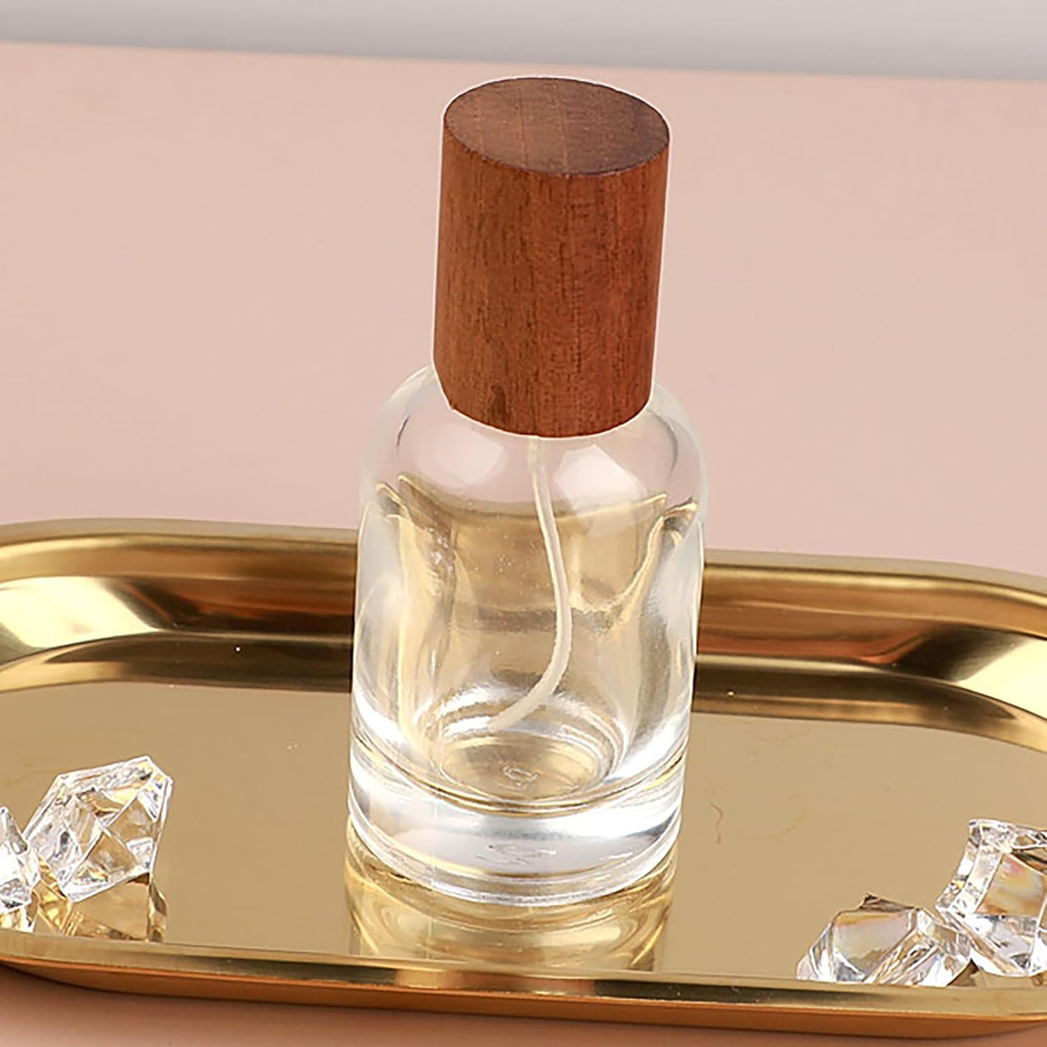 50Ml Glass Perfume Atomizer Sprayer Empty Perfume Spray Bottles Fine Mist Container Perfume Dispenser Travel Size Clear image number 2