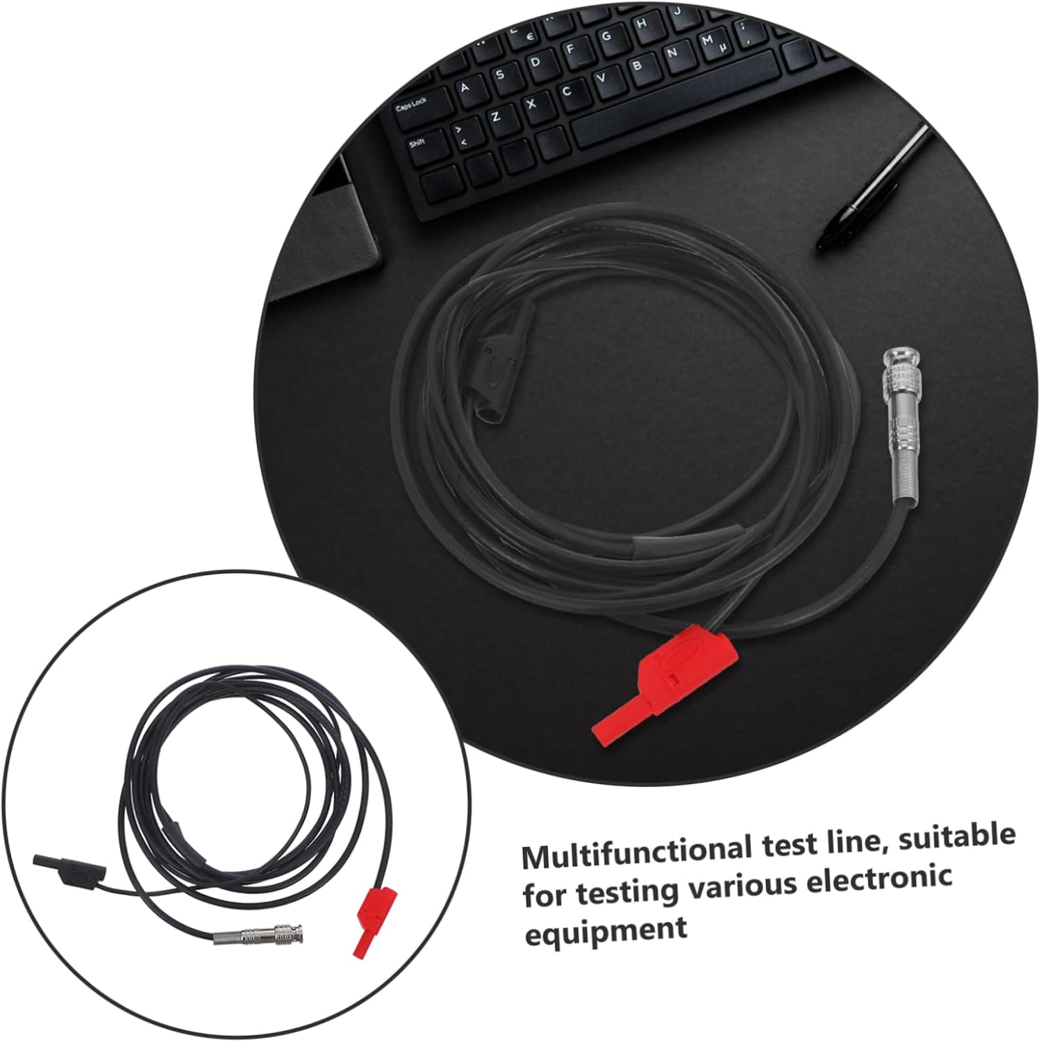 COOLHIYA Heavy Duty Automotive Test Kit to Banana Cable Multimeter Leads for Electronic Equipment image number 3