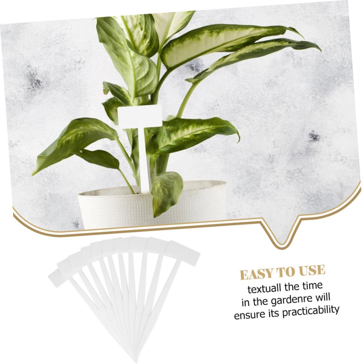10Pcs Plastic Plant Labels for Garden Decor Plant Tags Markers Name Tags Fun Garden Signage image number 4