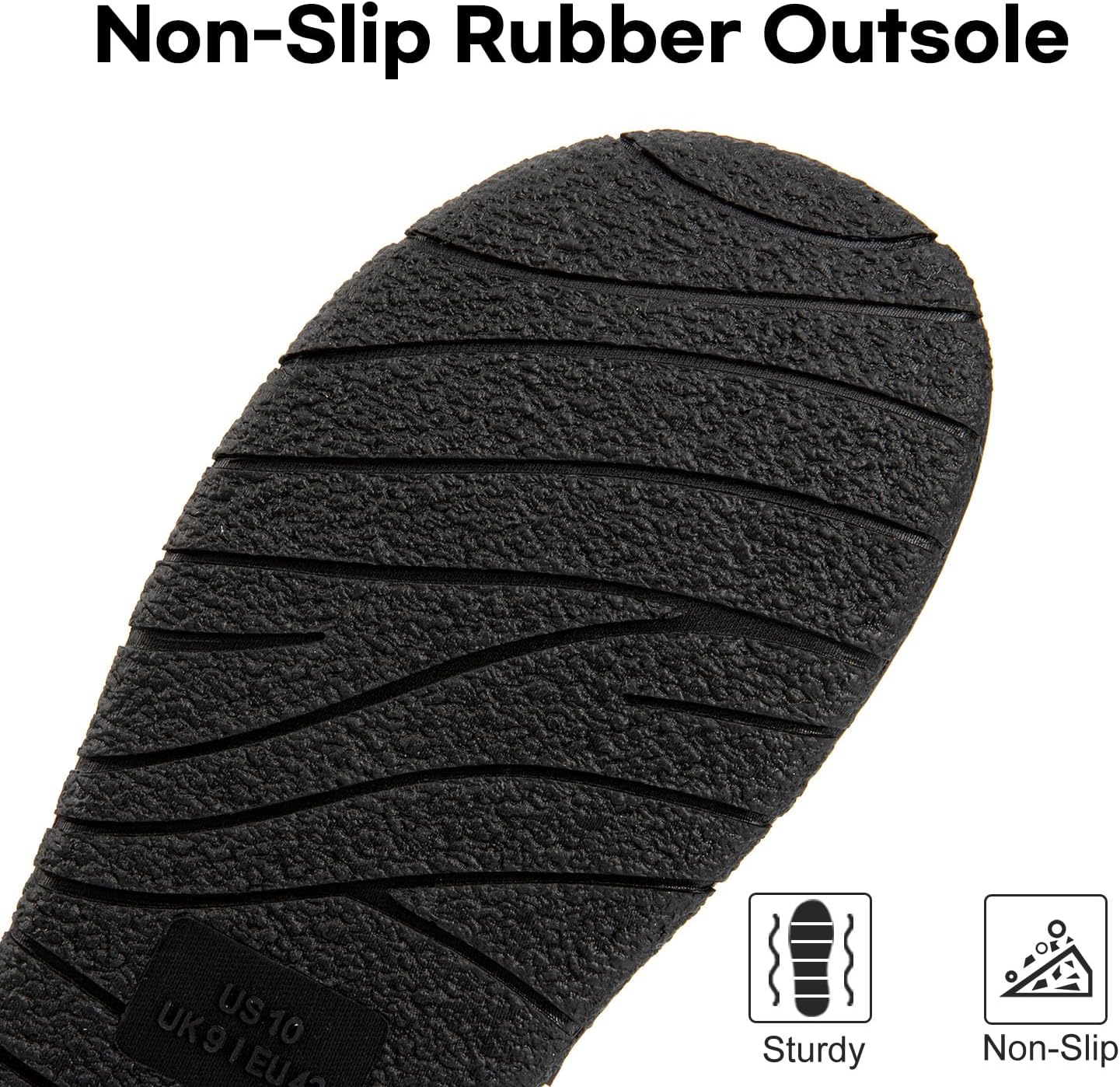 Longbay Men'S Outdoor Slippers Two Tone Warm Memory Foam Slip on Indoor House Shoes Bedroom Loafers image number 6