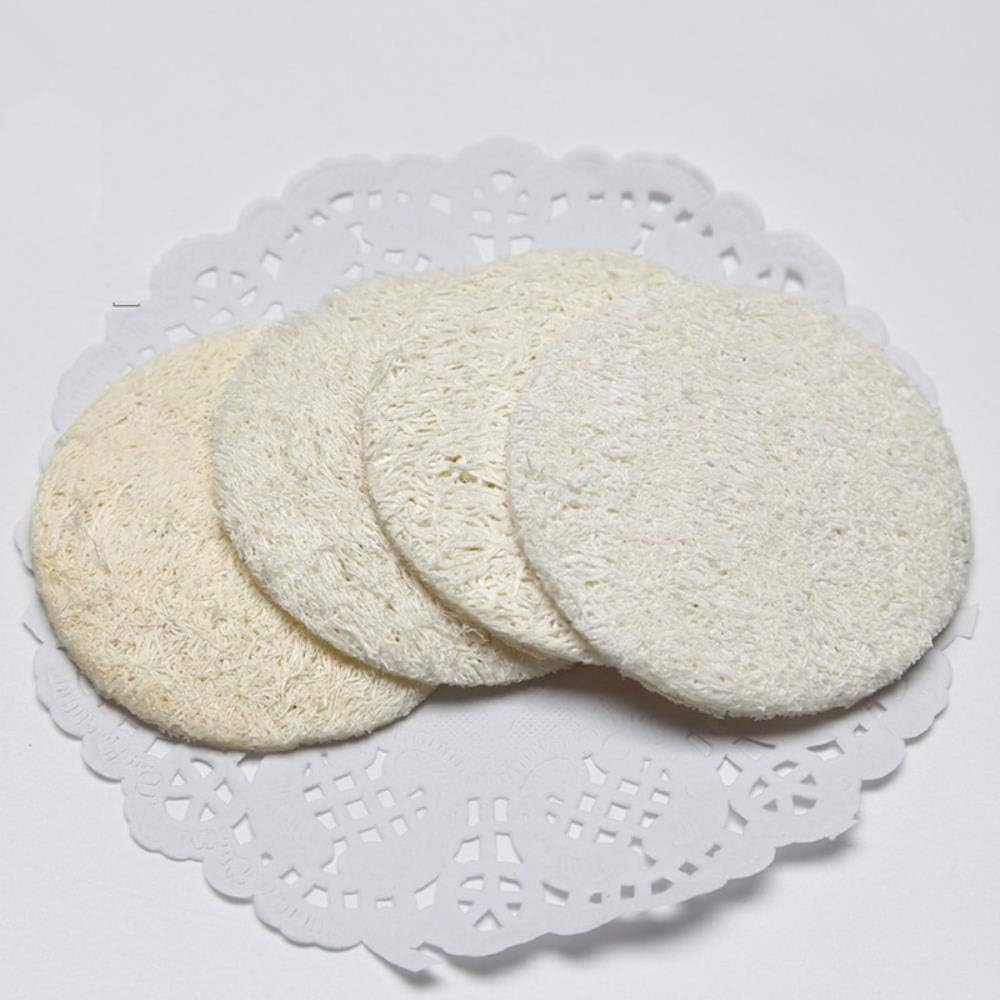 1PCS Natural Loofah Sponge Bath Rub Exfoliate Bath Glove Oval Bath Towel Natural Loofah Bath Body Shower Sponge Scrubber Pad image number 2