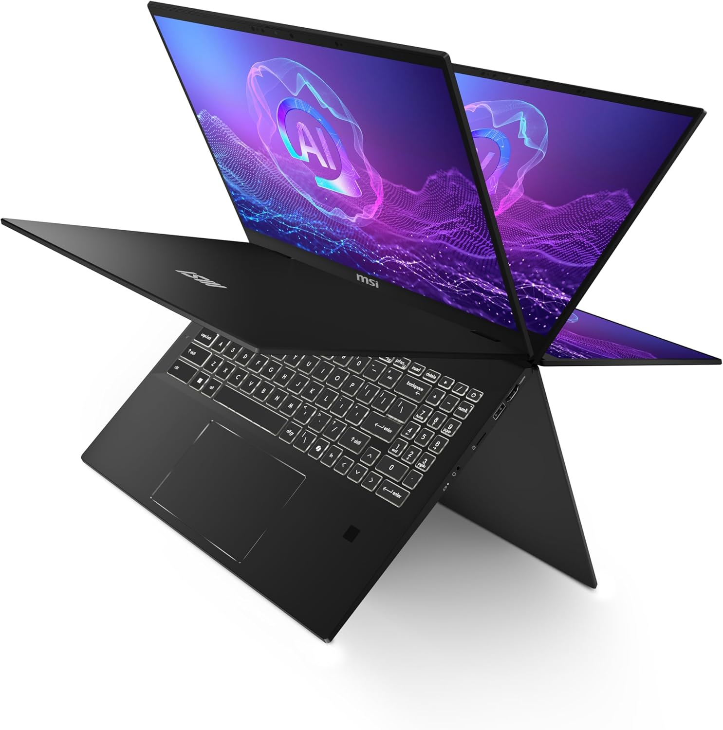 MSI Summit A16 AI+ A3HMTG-046AU, 16' QHD 165Hz Business Laptop, AMD Ryzen AI 9 365, 32GB Lpddr5X, 2TB SSD, Windows 11 Pro, Ink Black