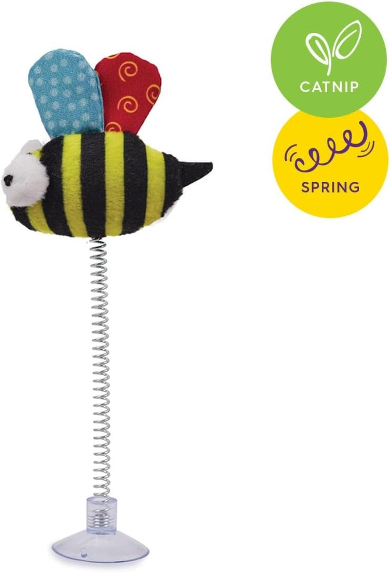 Kazoo Bouncy Bee Cat Toy