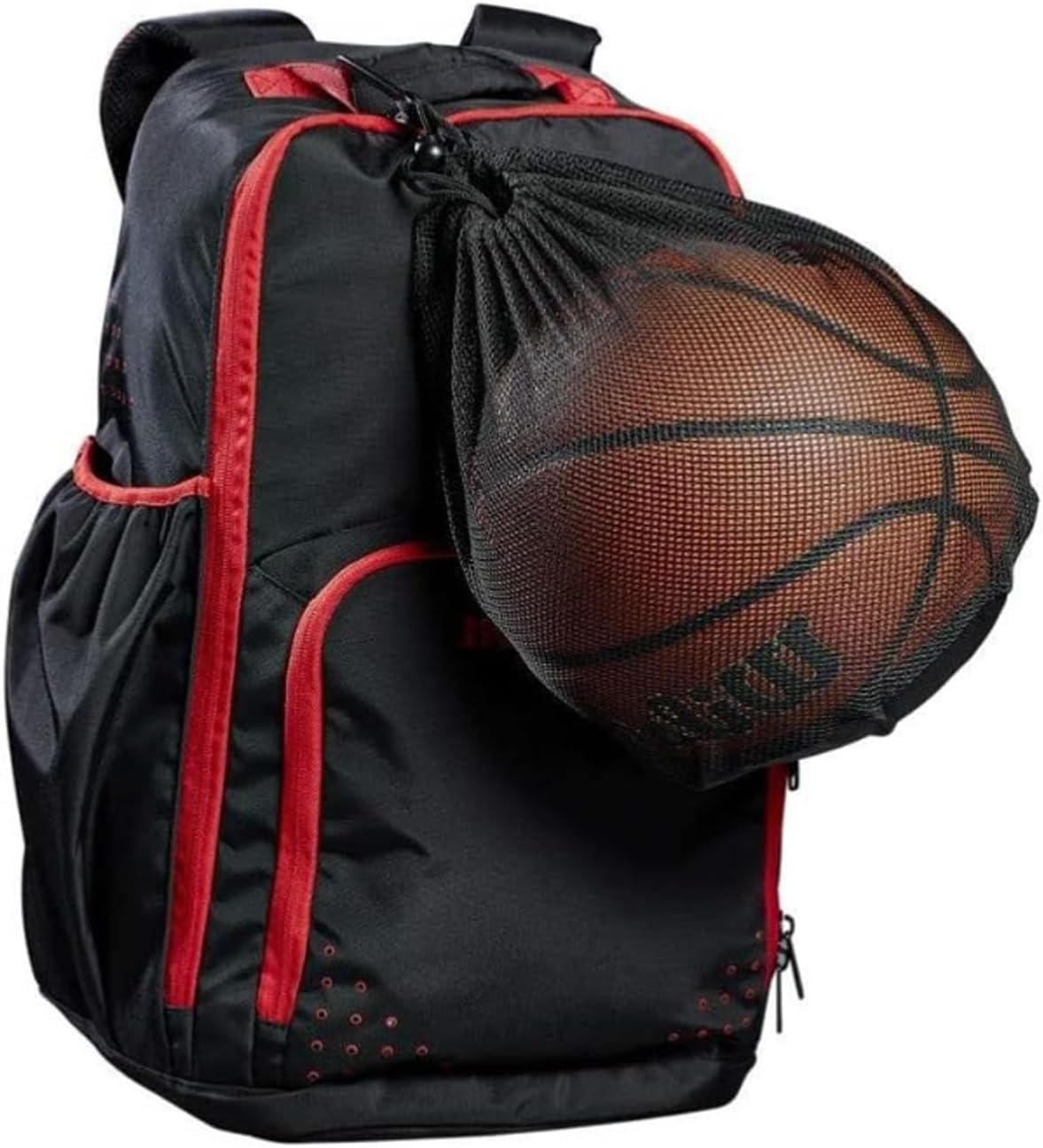2-Pack Mesh Sports Ball Storage Bags with Backpack Clip & Hanging Rack &ndash; Breathable Basketball Soccer Volleyball Tote Net Bag for Equipment Organizer image number 5