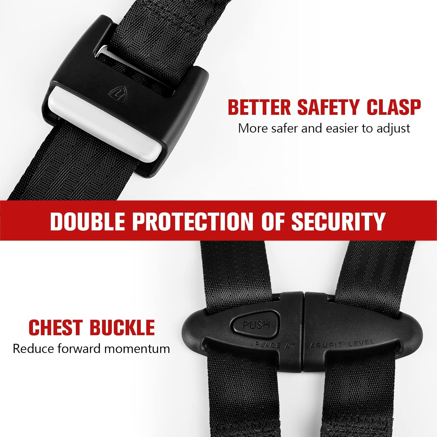 Airplane Safety Harness for Toddler, Child Safety Harness Leash Child Airplane Safety Travel Restraint Harness image number 5