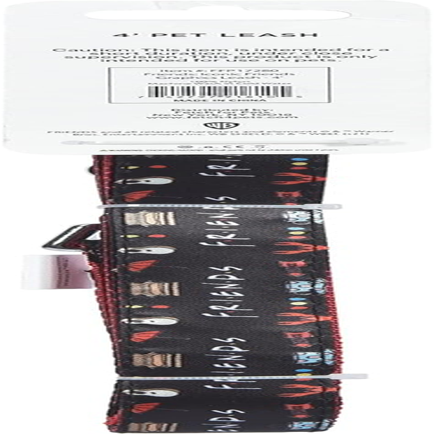 Friends TV Show Iconic Graphics Dog Leash, 6 Ft Dog Leash (72 Inches) | Cute Black Dog Leash Easily Attaches to Any Dog Collar or Harness | Friends TV Show Dog Leash for All Dogs image number 6