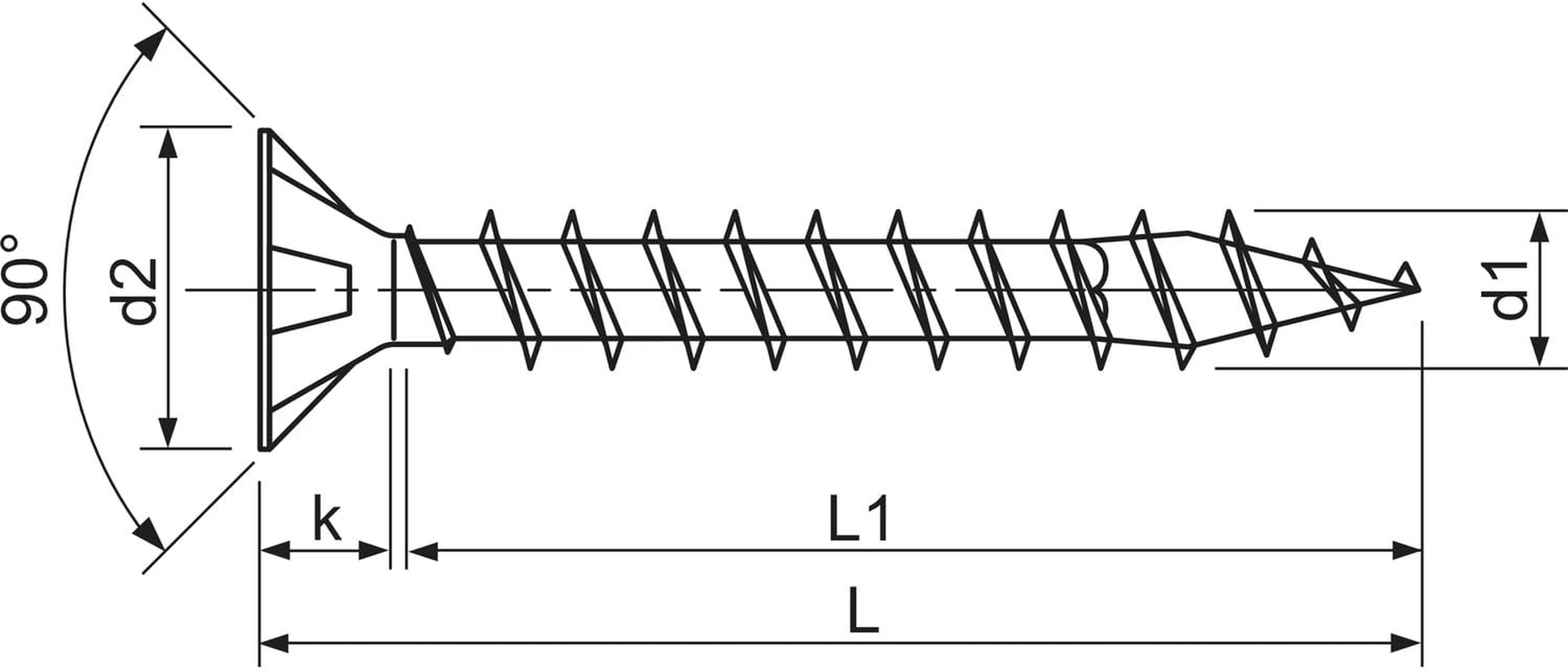 SPAX T-Star plus 1197000400403 Universal Screws Stainless Steel A2 4.0 X 40 Mm Pack of 200 Countersunk Fully Threaded 4Cut