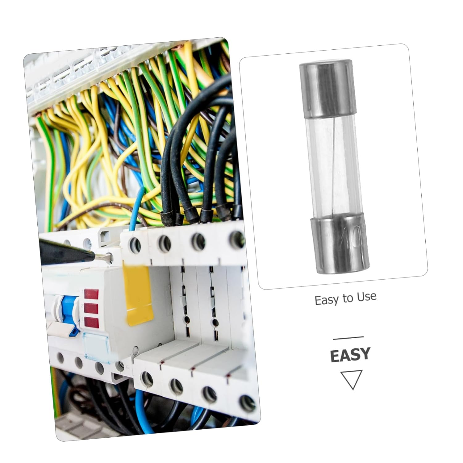 FELTECHELECTR 5X20Mm Glass Tube 250V 5A Pack Essential for Outdoor Christmas Lights image number 4