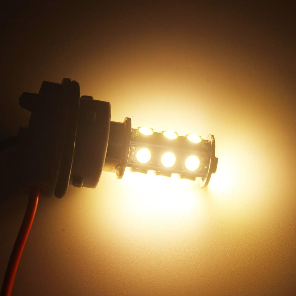 Blyilyb 6-Pack BA15D 1142 1004 Non-Polarity Warm White LED Bulbs Replacement Lamps DC 12V Interior RV Camper Trailer Lighting Boat Yard Light Tail Bulbs image number 2