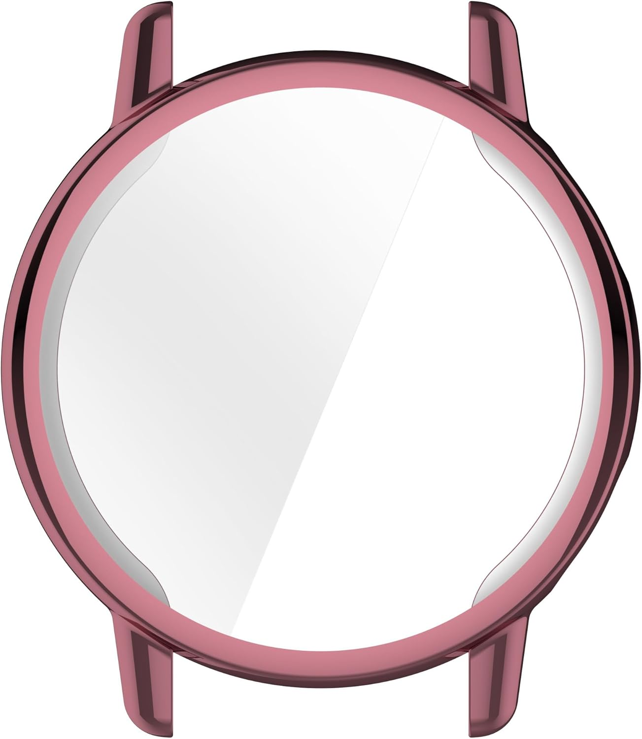 FTRONGRT Case Compatible with Garmin Vivoactive 5, Scratch-Resistant, Galvanized All-Inclusive TPU Watch Protective Case, Compatible with Garmin Vivoactive 5, Pink image number 5