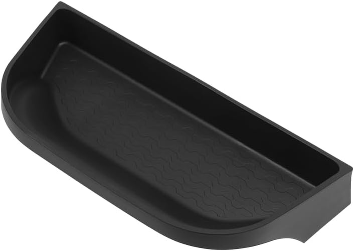 For BYD Shark 6 Center Console Screen Back Storage Box, Silicone, Adhesive-Backed, Black, Dashboard Organizer 2024-2025 image number 6