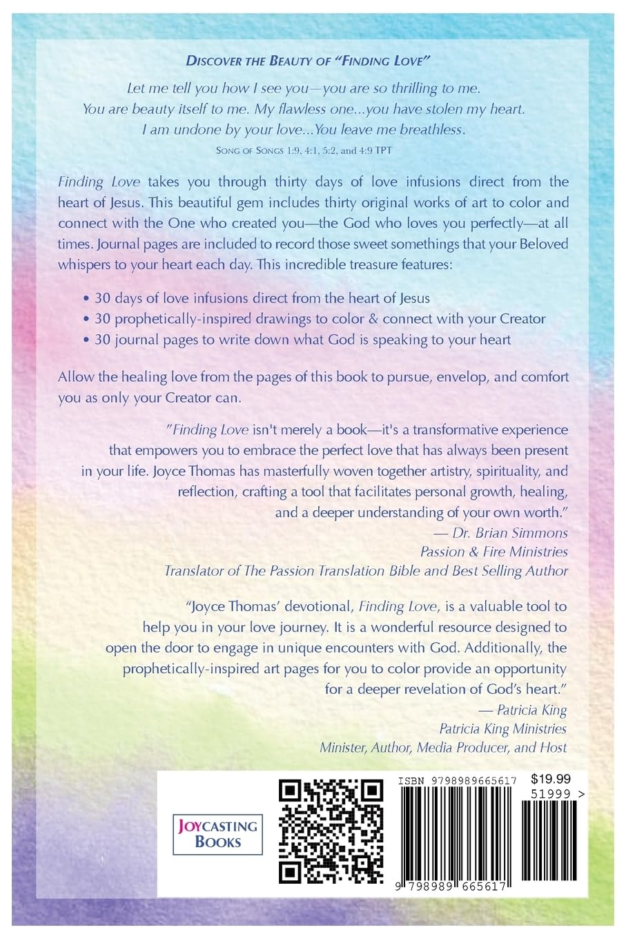 Finding Love: Let the Passion of God'S Love Unlock Your Heart image number 2