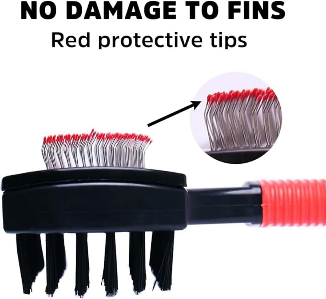 Air Conditioner Evaporator Coil Cleaning Brush AC Condenser Coil Fin Comb Straightener HVAC Cleaner Brush (1 Fin Comb + 1 Dual-Sided Evaporator Coil Cleaner Brush) for Cleaning Air Condition image number 1