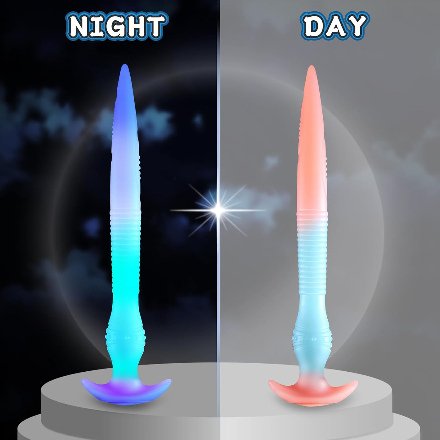 22.8IN Extra Large Silicone EEL Toy Extra Long Butt Plug Dildo for Deep Pleasure Soft and Flexible Plug for Prostate Massage and G-Spot Stimulation for Both Men and Women image number 1