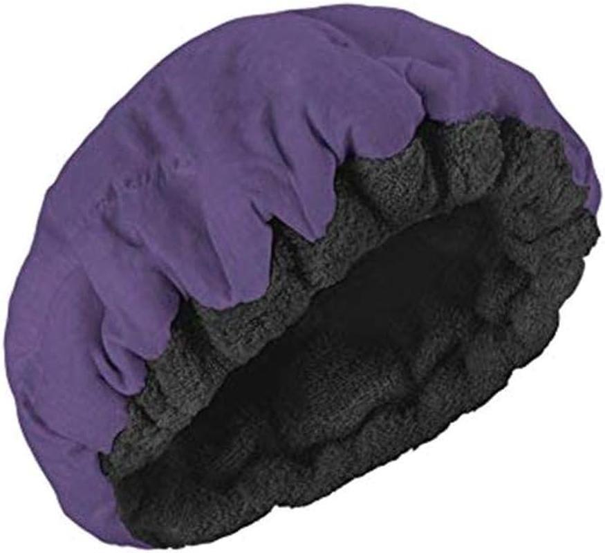 Monland Deep Conditioning Heat Cap Microwavable -Hair Cap Hair Thermal Treatment Cap for Styling Purple image number 3