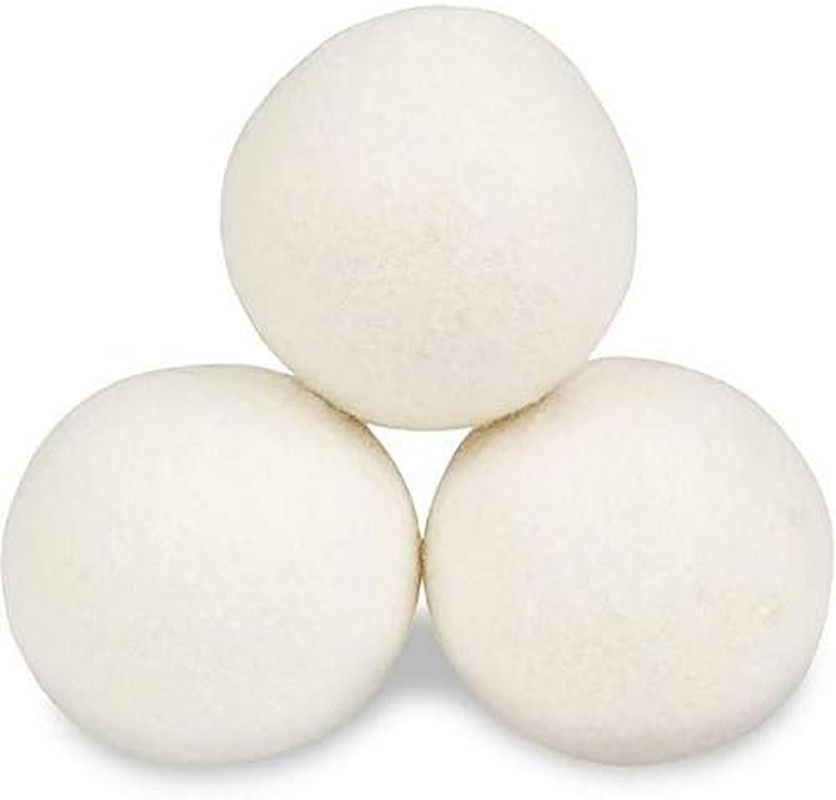 100% Natural Wool Dryer Balls Hand Made Engergy Saving 1000 Loads XL 7.5Cm 3 Balls image number 1