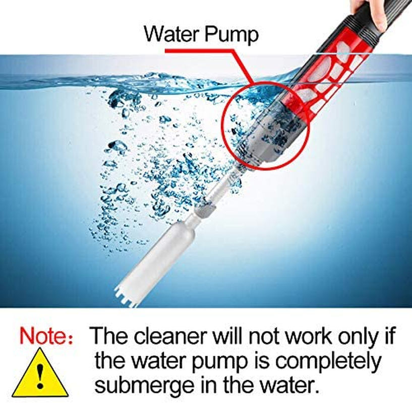 Aquarium Gravel Vacuum Cleaner: 6 Watt Automatic Filter Gravel Cleaning | Fish Tank Sand Cleaner | Sludge Extractor | Water Changer | Sand Washing | Dirt Suction image number 2