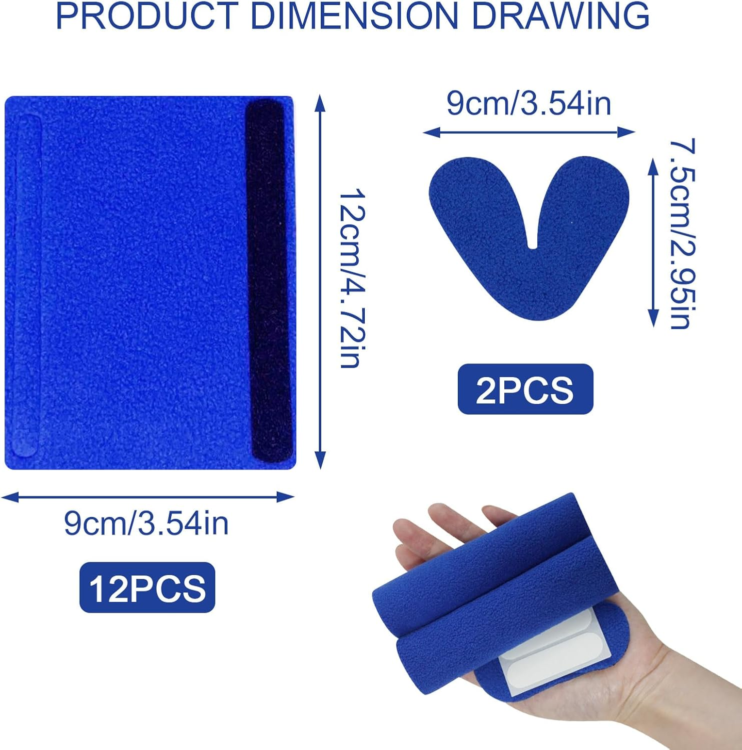 14 Pcs CPAP Mask Frame Covers, CPAP Headgear Strap Covers, Universal Anti-Slip Pad, Comfortable Face Cushion, Reduce Pressure Marks Protect Skin, Reusable Washable Sleep Accessories image number 6