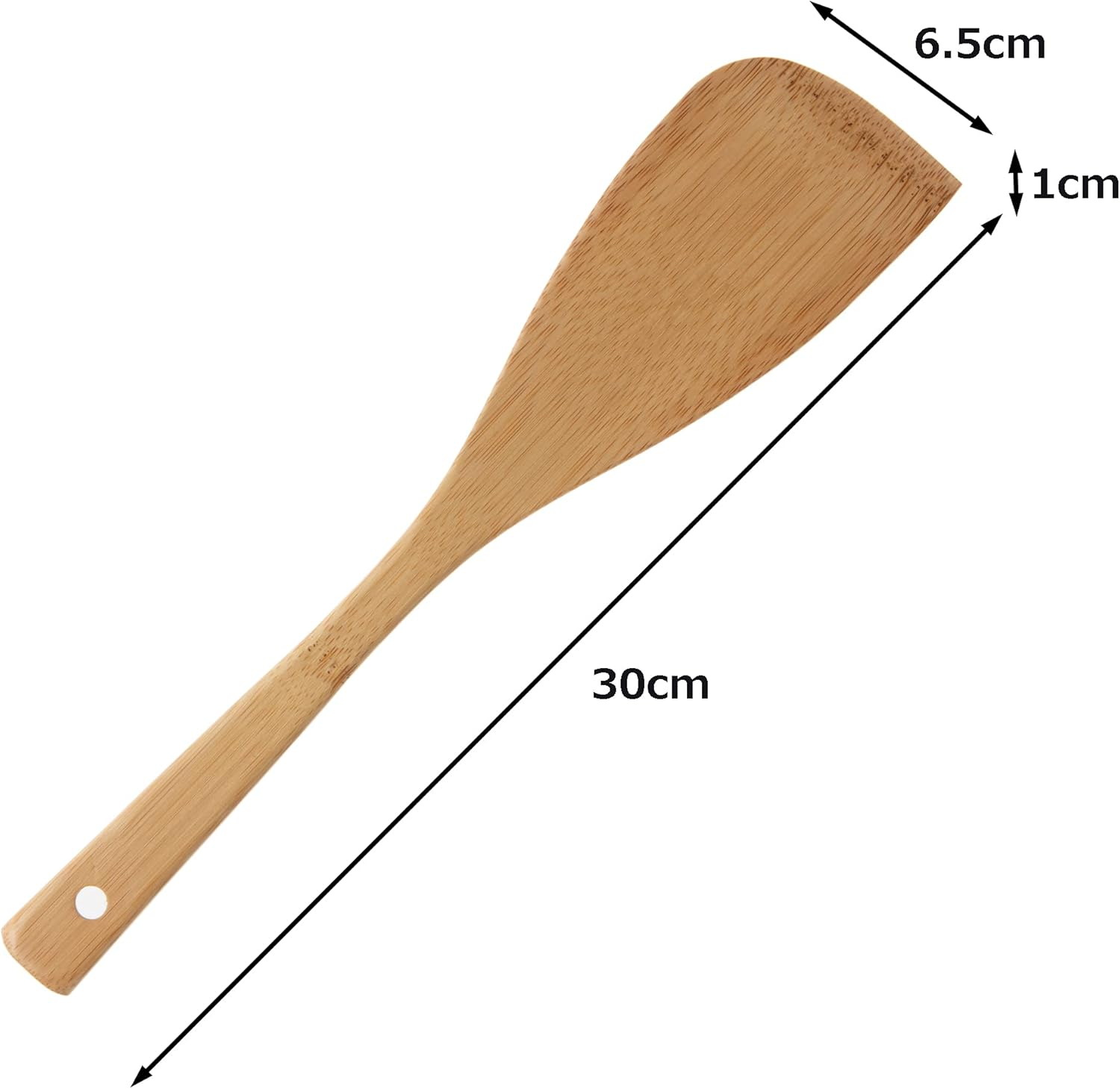 Nagao 18057 Spatula, Moso Bamboo Spatula, 11.8 Inches (30 Cm), Wooden, Made in Japan image number 4