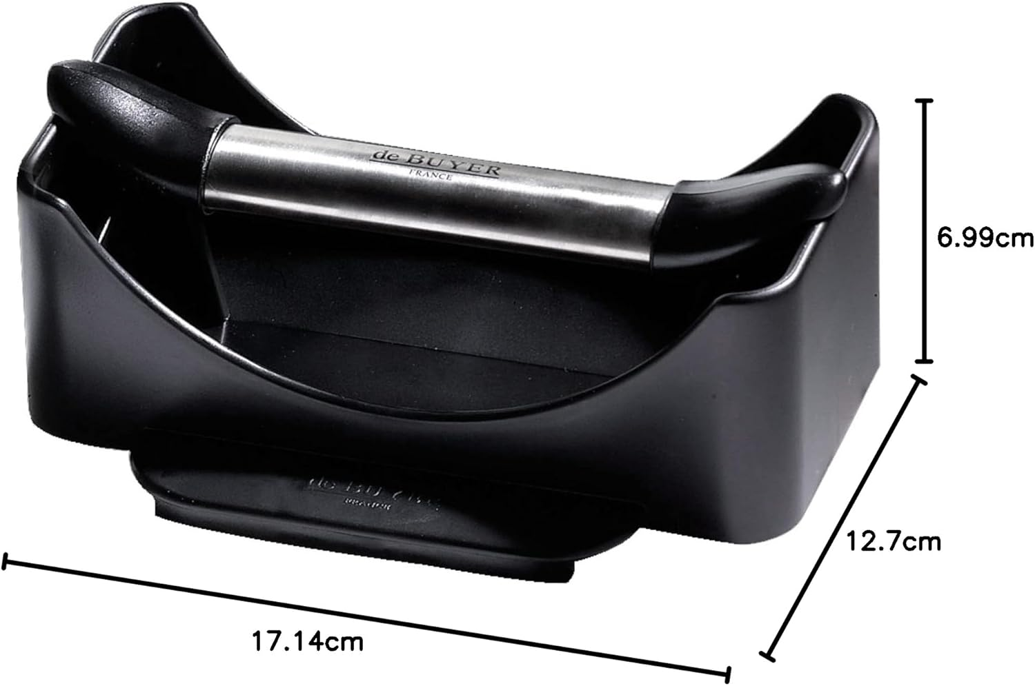 De Buyer Revolution XL Pusher - Ideal for Slicing Long Fruits & Vegetables - Designed for LA Mandoline Revolution - Made in France image number 2