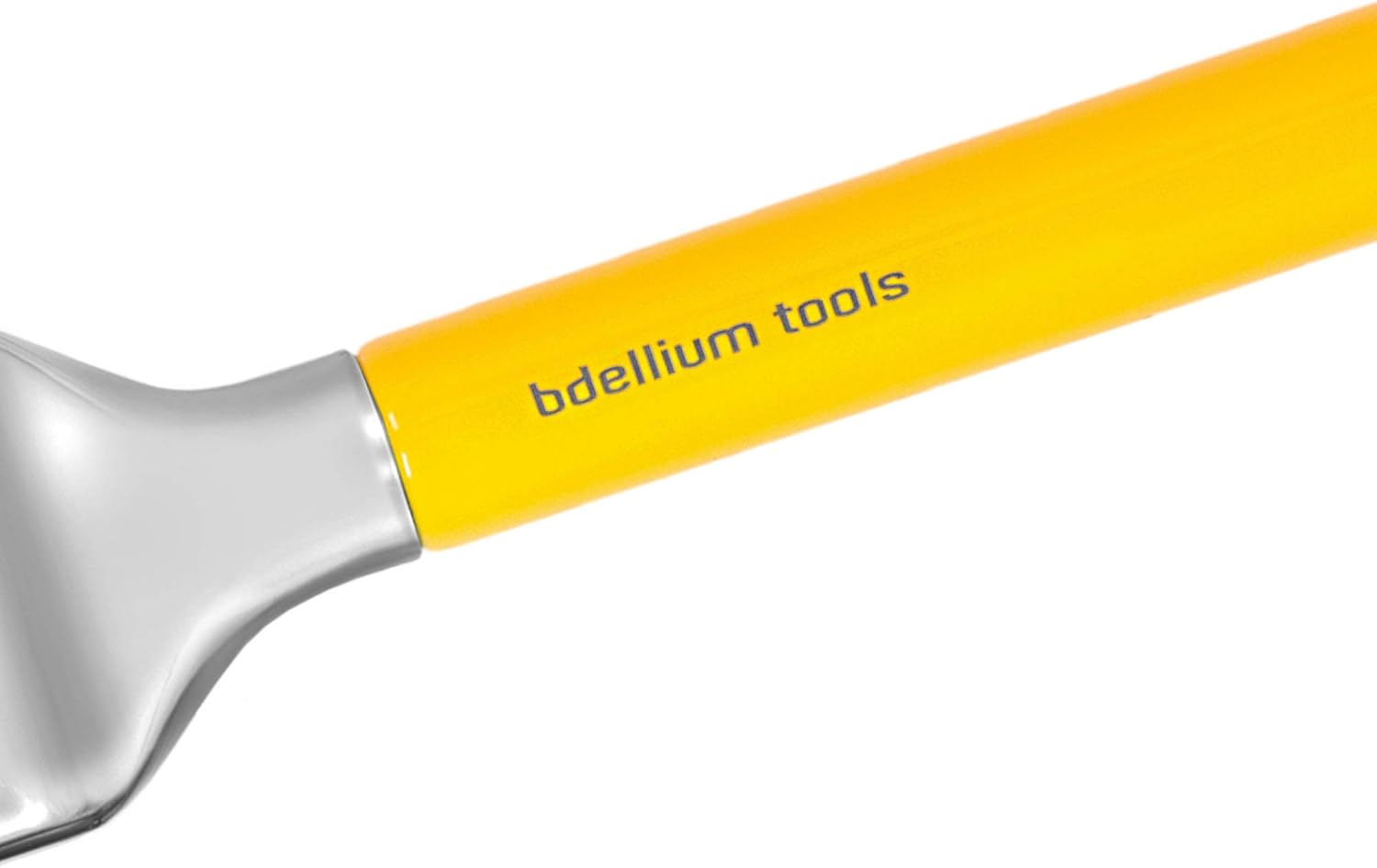 Bdellium Tools Professional Makeup Brush - Studio Series 972 Large Rounded Double Dome Blender - with Soft Synthetic Fibers, for Foundation Application & Blending (Yellow, 1Pc)