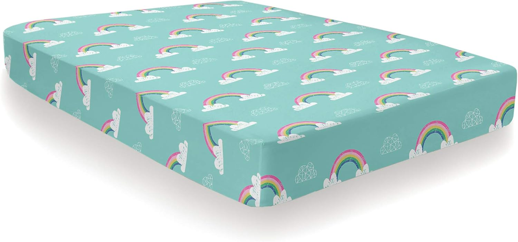 Bedlam - Unicorn Curtains - Two Panels 66 X 72 (168 X 183Cm) - Rainbow & Unicorns Curtains - Girls Bedding/Bedroom Accessories image number 6