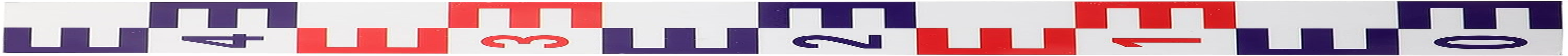 UKCOCO Reflective Water Level Gauge Sticker Corrosion-Resistant Self-Adhesive Measuring Decal for Pools Ponds Lakes Read Scale